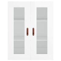 Thumbnail for Highboard Hochglanz-Weiß 69,5x34x180 cm Holzwerkstoff