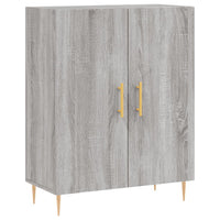 Thumbnail for Highboard Grau Sonoma 69,5x34x180 cm Holzwerkstoff