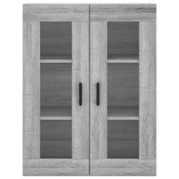 Thumbnail for Highboard Grau Sonoma 69,5x34x180 cm Holzwerkstoff