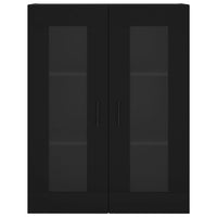 Thumbnail for Highboard Schwarz 69,5x34x180 cm Holzwerkstoff