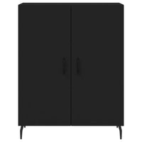 Thumbnail for Highboard Schwarz 69,5x34x180 cm Holzwerkstoff