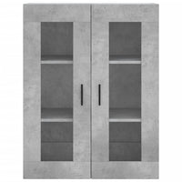 Thumbnail for Highboard Betongrau 69,5x34x180 cm Holzwerkstoff