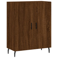 Thumbnail for Highboard Braun Eichen-Optik 69,5x34x180 cm Holzwerkstoff
