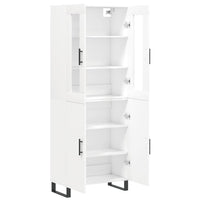 Thumbnail for Highboard Weiß 69,5x34x180 cm Holzwerkstoff
