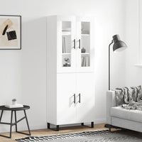 Thumbnail for Highboard Weiß 69,5x34x180 cm Holzwerkstoff