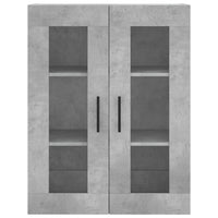 Thumbnail for Highboard Betongrau 69,5x34x180 cm Holzwerkstoff