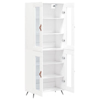 Thumbnail for Highboard Weiß 69,5x34x180 cm Holzwerkstoff