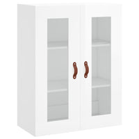 Thumbnail for Highboard Hochglanz-Weiß 69,5x34x180 cm Holzwerkstoff