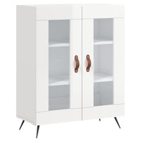 Thumbnail for Highboard Hochglanz-Weiß 69,5x34x180 cm Holzwerkstoff