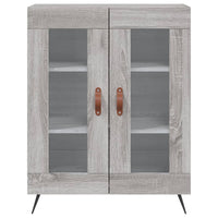 Thumbnail for Highboard Grau Sonoma 69,5x34x180 cm Holzwerkstoff