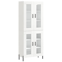 Thumbnail for Highboard Hochglanz-Weiß 69,5x34x180 cm Holzwerkstoff