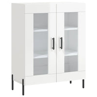 Thumbnail for Highboard Hochglanz-Weiß 69,5x34x180 cm Holzwerkstoff