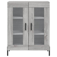 Thumbnail for Highboard Grau Sonoma 69,5x34x180 cm Holzwerkstoff