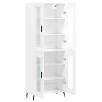 Thumbnail for Highboard Weiß 69,5x34x180 cm Holzwerkstoff
