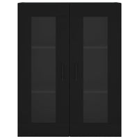 Thumbnail for Highboard Schwarz 69,5x34x180 cm Holzwerkstoff