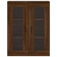 Thumbnail for Highboard Braun Eichen-Optik 69,5x34x180 cm Holzwerkstoff