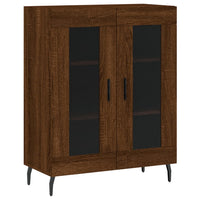 Thumbnail for Highboard Braun Eichen-Optik 69,5x34x180 cm Holzwerkstoff