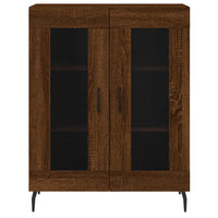 Thumbnail for Highboard Braun Eichen-Optik 69,5x34x180 cm Holzwerkstoff