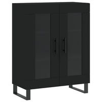 Thumbnail for Highboard Schwarz 69,5x34x180 cm Holzwerkstoff