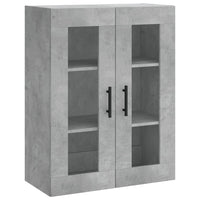Thumbnail for Highboard Betongrau 69,5x34x180 cm Holzwerkstoff