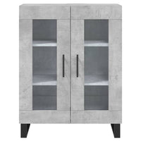Thumbnail for Highboard Betongrau 69,5x34x180 cm Holzwerkstoff