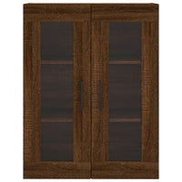 Thumbnail for Highboard Braun Eichen-Optik 69,5x34x180 cm Holzwerkstoff