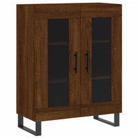 Thumbnail for Highboard Braun Eichen-Optik 69,5x34x180 cm Holzwerkstoff