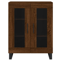 Thumbnail for Highboard Braun Eichen-Optik 69,5x34x180 cm Holzwerkstoff