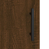 Thumbnail for Highboard Braun Eichen-Optik 69,5x34x180 cm Holzwerkstoff