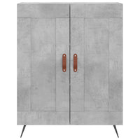 Thumbnail for Highboard Betongrau 69,5x34x180 cm Holzwerkstoff
