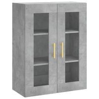 Thumbnail for Highboard Betongrau 69,5x34x180 cm Holzwerkstoff