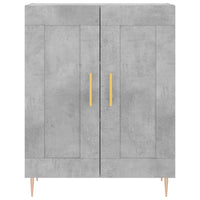 Thumbnail for Highboard Betongrau 69,5x34x180 cm Holzwerkstoff
