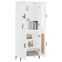 Thumbnail for Highboard Weiß 69,5x34x180 cm Holzwerkstoff