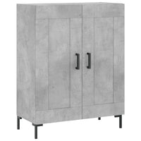 Thumbnail for Highboard Betongrau 69,5x34x180 cm Holzwerkstoff