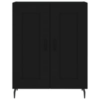 Thumbnail for Highboard Schwarz 69,5x34x180 cm Holzwerkstoff