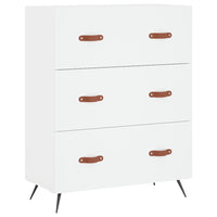 Thumbnail for Highboard Weiß 69,5x34x180 cm Holzwerkstoff