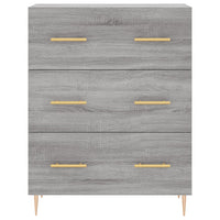 Thumbnail for Highboard Grau Sonoma 69,5x34x180 cm Holzwerkstoff