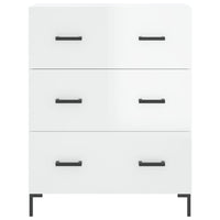 Thumbnail for Highboard Hochglanz-Weiß 69,5x34x180 cm Holzwerkstoff