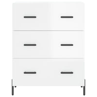 Thumbnail for Highboard Hochglanz-Weiß 69,5x34x180 cm Holzwerkstoff