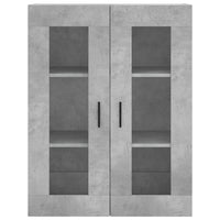 Thumbnail for Highboard Betongrau 69,5x34x180 cm Holzwerkstoff