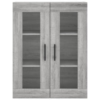 Thumbnail for Highboard Grau Sonoma 69,5x34x180 cm Holzwerkstoff