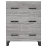 Thumbnail for Highboard Grau Sonoma 69,5x34x180 cm Holzwerkstoff