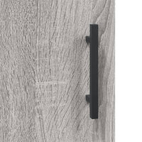 Thumbnail for Highboard Grau Sonoma 69,5x34x180 cm Holzwerkstoff