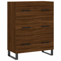 Thumbnail for Highboard Braun Eichen-Optik 69,5x34x180 cm Holzwerkstoff