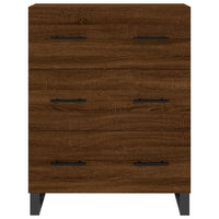 Thumbnail for Highboard Braun Eichen-Optik 69,5x34x180 cm Holzwerkstoff