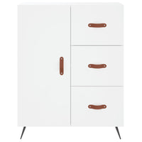 Thumbnail for Highboard Weiß 69,5x34x180 cm Holzwerkstoff