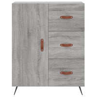 Thumbnail for Highboard Grau Sonoma 69,5x34x180 cm Holzwerkstoff