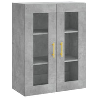 Thumbnail for Highboard Betongrau 69,5x34x180 cm Holzwerkstoff