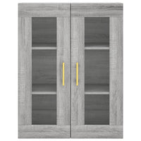 Thumbnail for Highboard Grau Sonoma 69,5x34x180 cm Holzwerkstoff