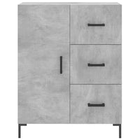 Thumbnail for Highboard Betongrau 69,5x34x180 cm Holzwerkstoff